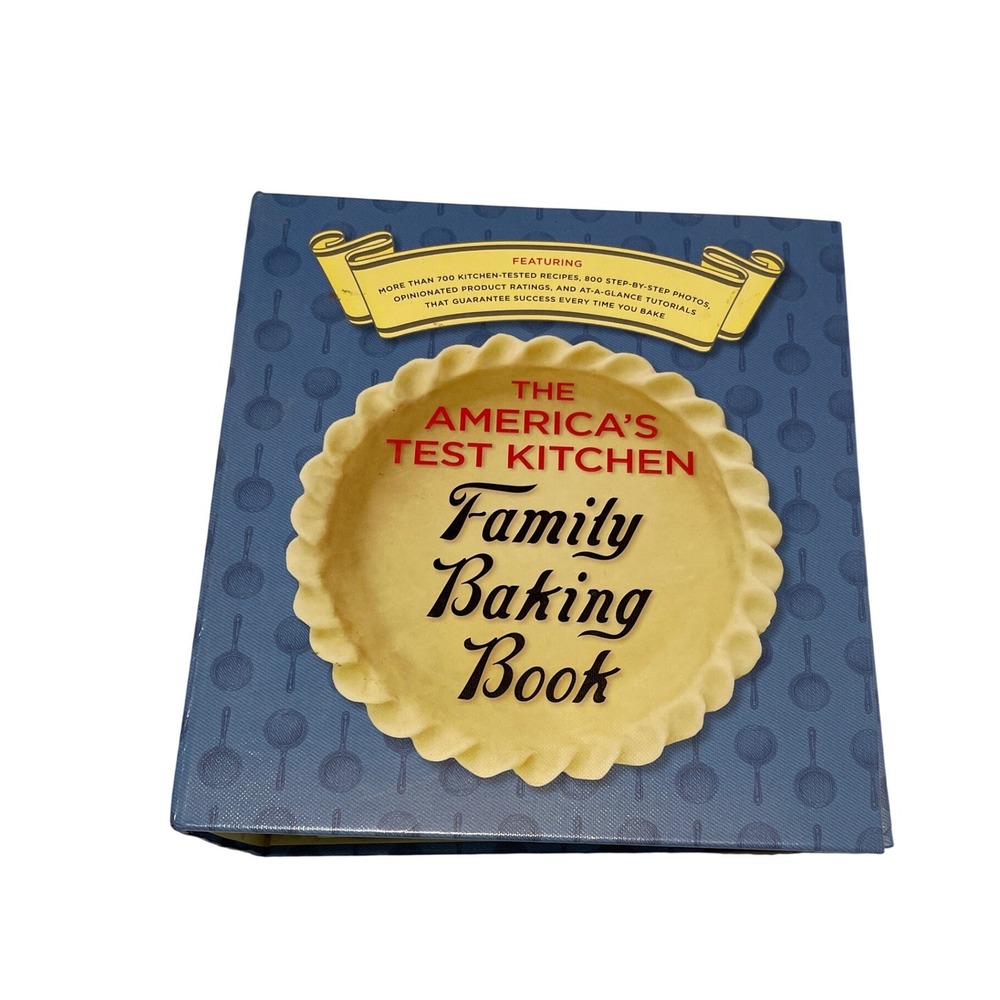 Americas Test Kitchen Family Baking Book Binder 700+ Recipes Step-by-Step Photos